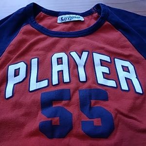 Self Esteem Tops - Super adorable "Player" graphic tee Self Esteem Tops - Super adorable "Player" graphic tee